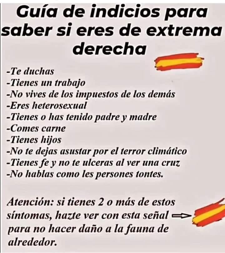 Orgullosos de ser la "Extrema Derecha"