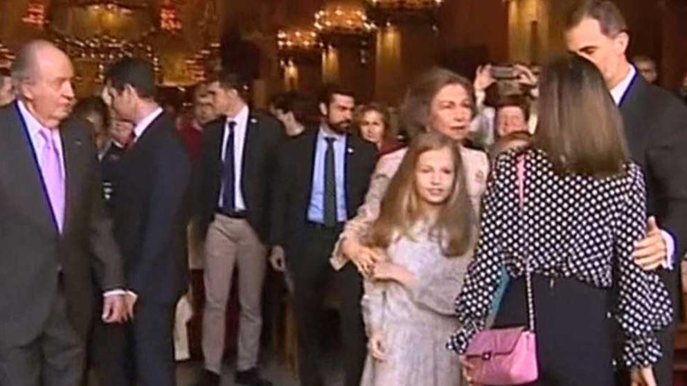 Carta a la niña Leonor Borbón, infanta de España