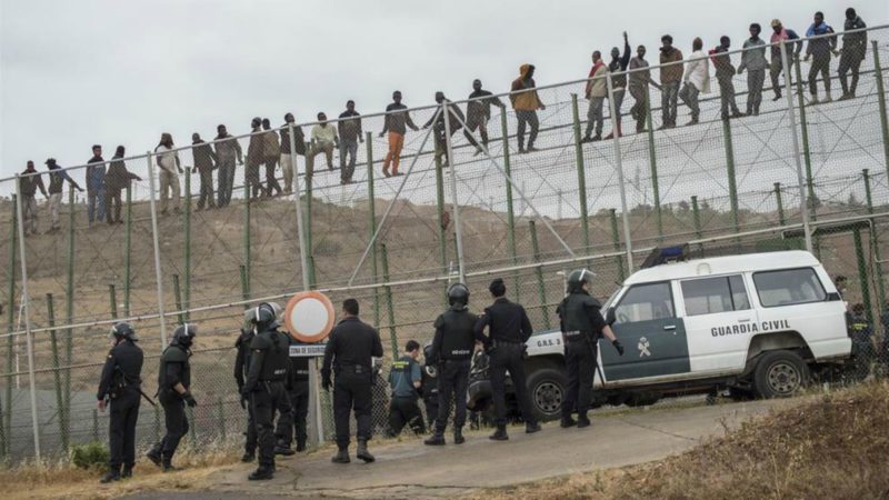 Asalto a la valla de Ceuta