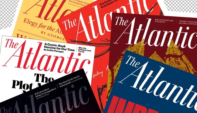 Ejemplares de la revista The Atlantic