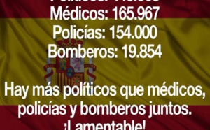 ¿Hay alguien que no esté convencido todavía de que los políticos son el principal problema de España?