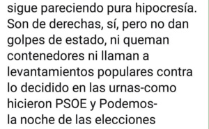 La demonización de VOX es una vileza