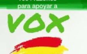 Razones y argumentos para votar a VOX