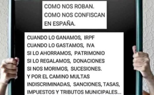 La "armonización" fiscal que pretende el PSOE es un robo legalizado y una locura