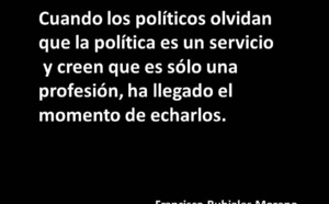 Gobernados por ineptos y líderes de nada, sin valores ni méritos 