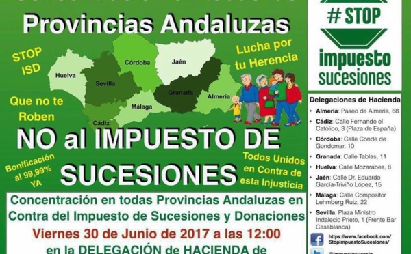 La lucha contra el Impuesto de Sucesiones es lo más hermoso que le ha ocurrido a Andalucía en décadas