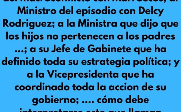 Sánchez da una patada a su gobierno