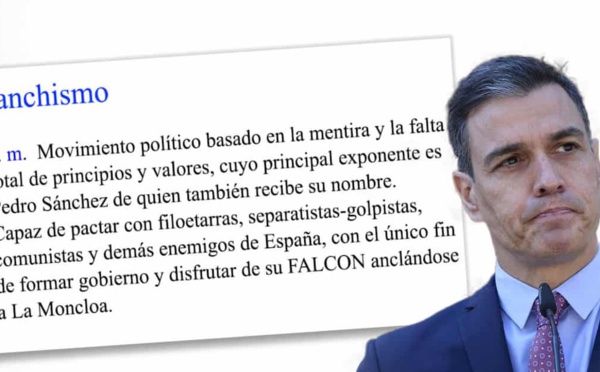 Pedro Sánchez es el mayor corrupto de la política española contemporánea