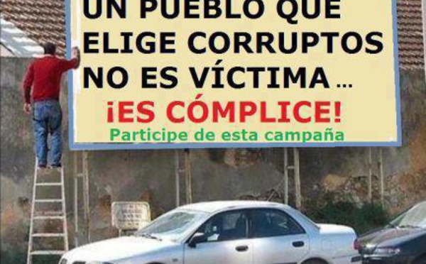 Es lícito y justo llamar "corruptos" a todos los políticos