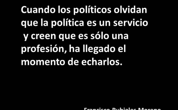 Gobernados por ineptos y líderes de nada, sin valores ni méritos 